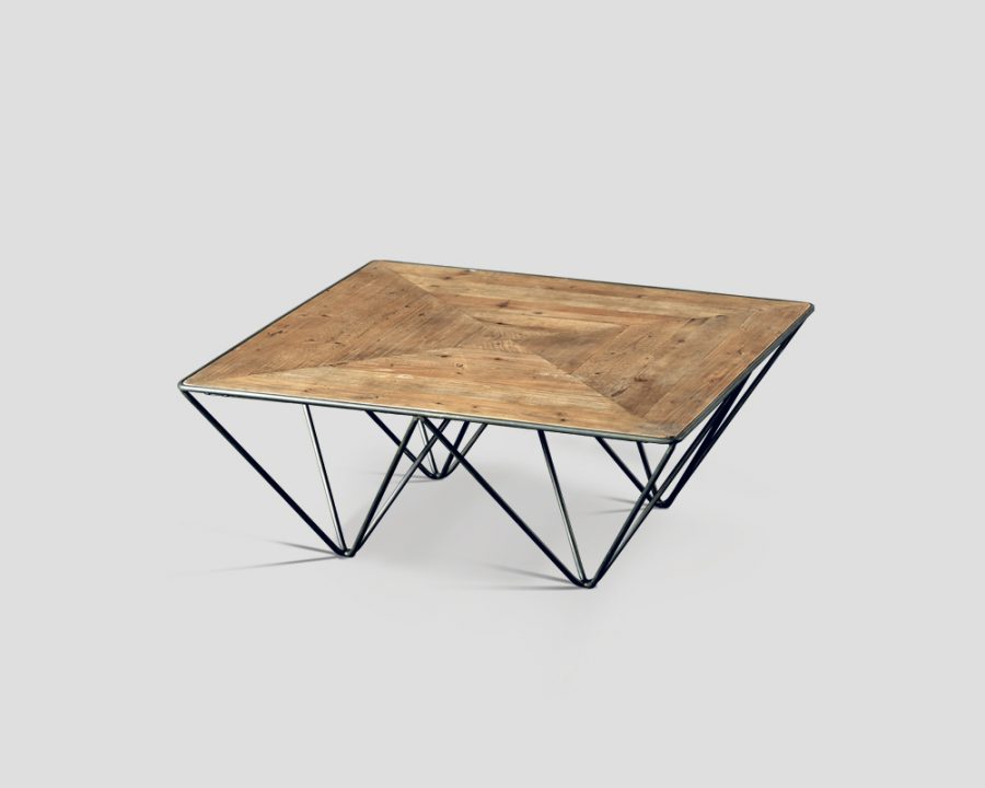 Table basse bois et métal - Dialma Brown