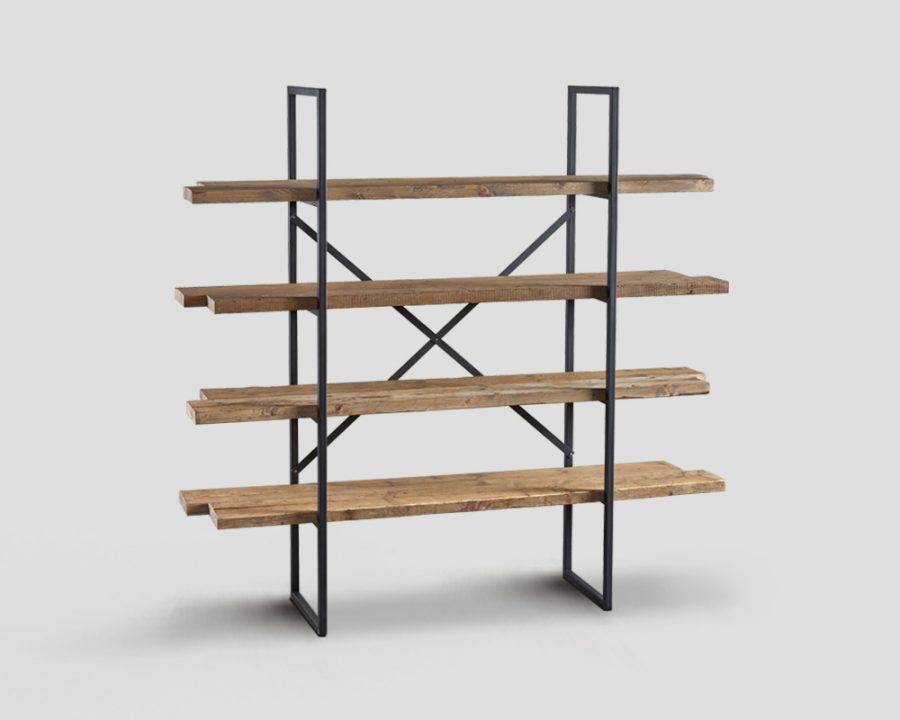 Bibliothèque bois et métal - Dialma Brown